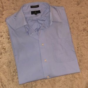 Men’s Soft Blue Valerio Garati Button Down M